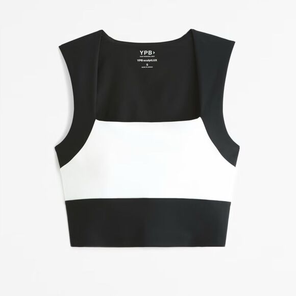 Abercrombie YPB Portrait Cropped Tank Top - Picture 1 of 11